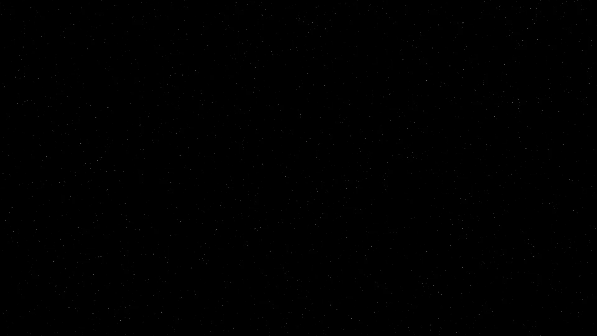 Sparse star field on a black background
